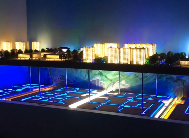 数字智能升降沙盘