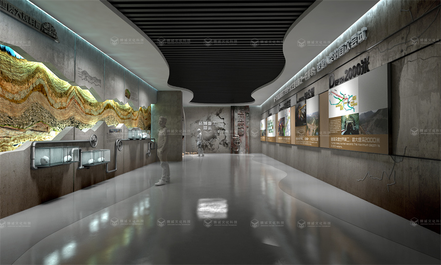 水系工程展厅设计-引汉济渭实验基地展厅