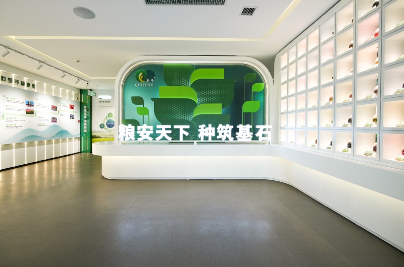 陕西种业集团·杨凌秦丰种业企业展厅落地 陕西种业集团·杨凌秦丰种业企业展厅落地
